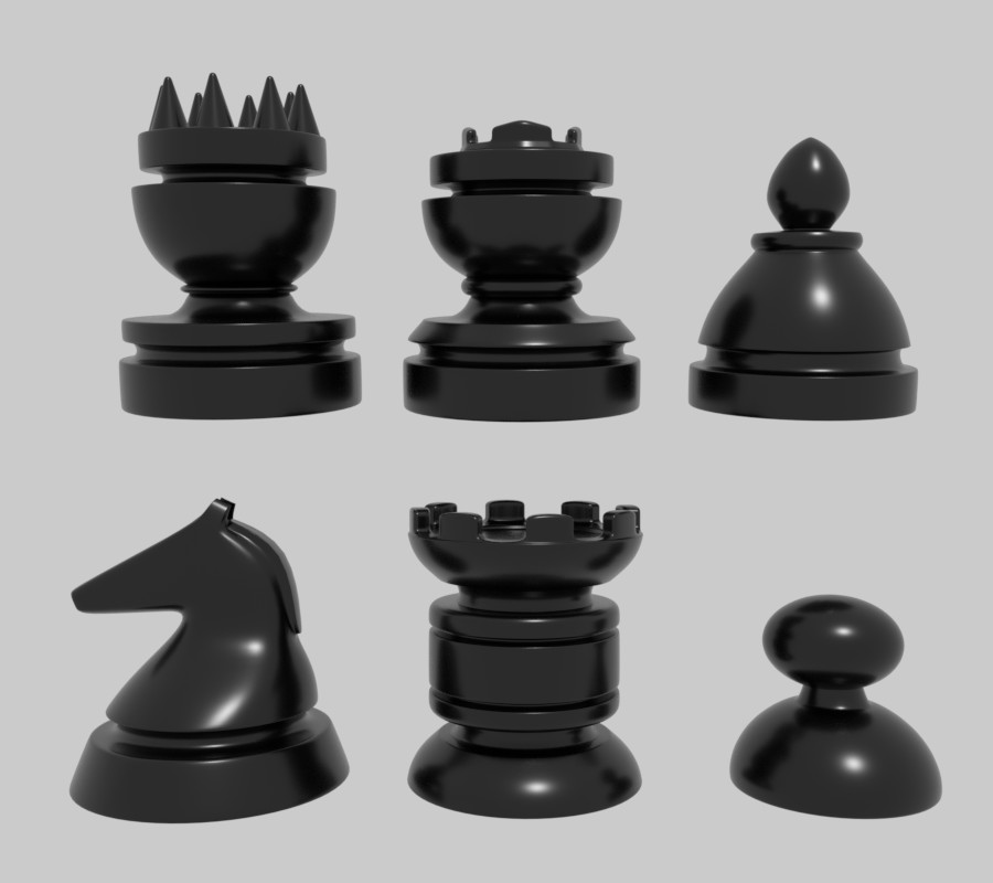 Chess Pieces preview image 1